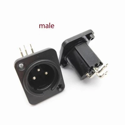 XLR male connector XLR male connector